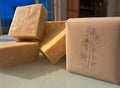 Savon Folium 100% Huile extra vierge d'Olive avec Beurre de Karitè Bio, Huile Essentielle de Pomplemousse e poudre de Citron & Gingembre